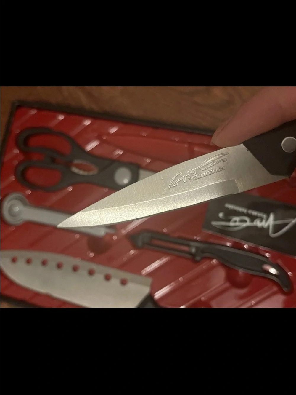 Japanese Knife set ishinabe 石鍋裕 Santoku Scissors petty Spoon Peeler 5 in 1
